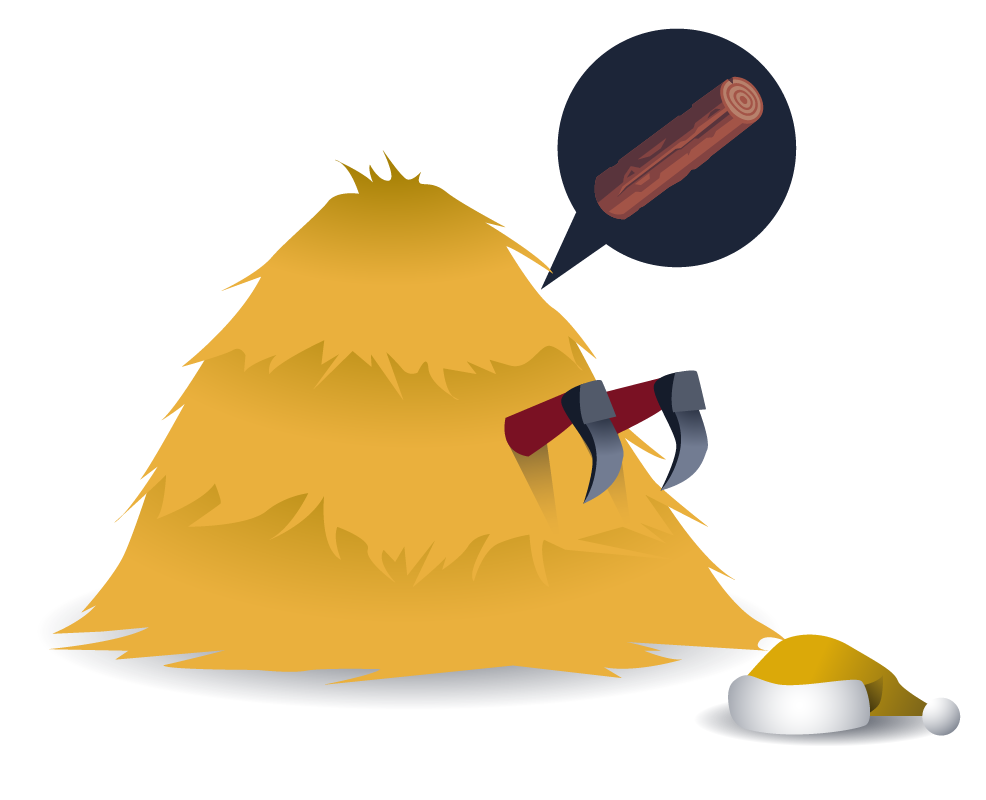 Finding the needle in a haystack.