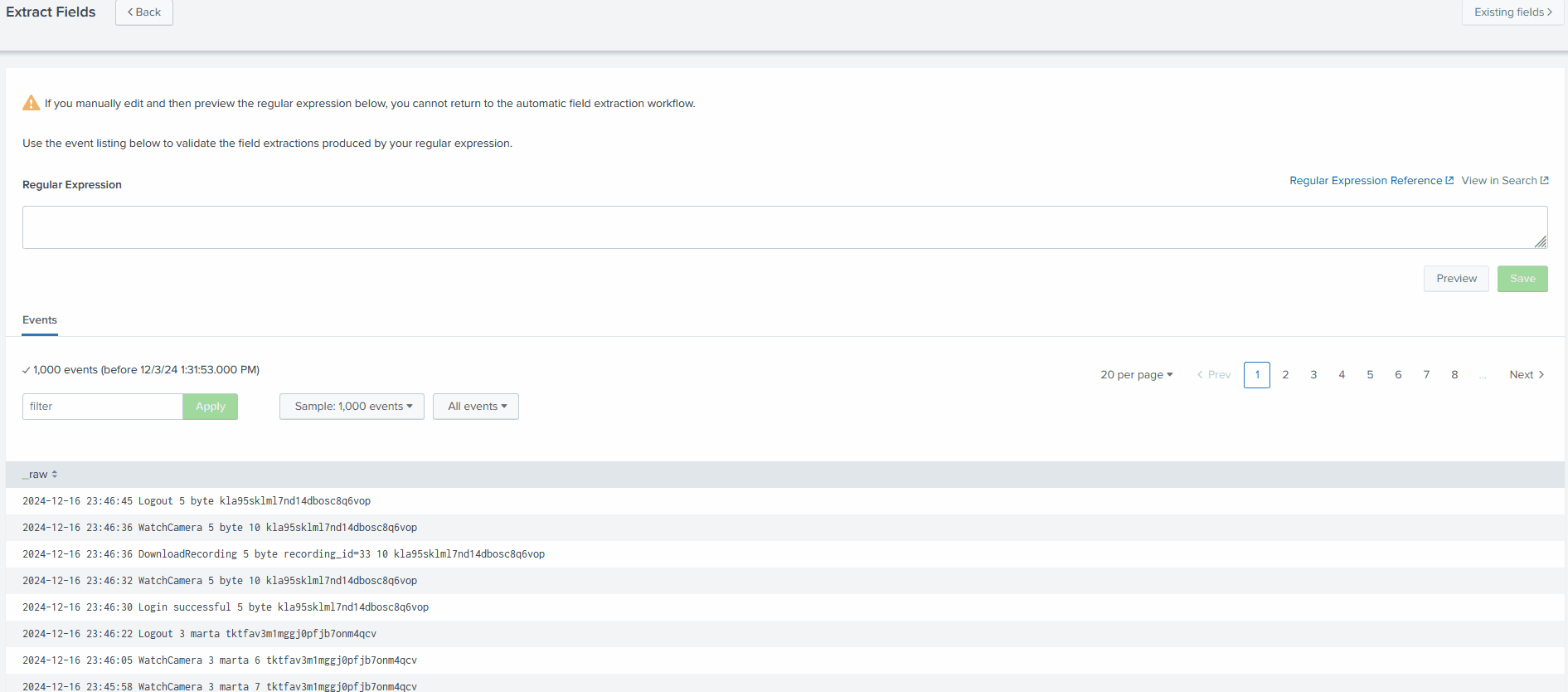 Update the Regular Expression