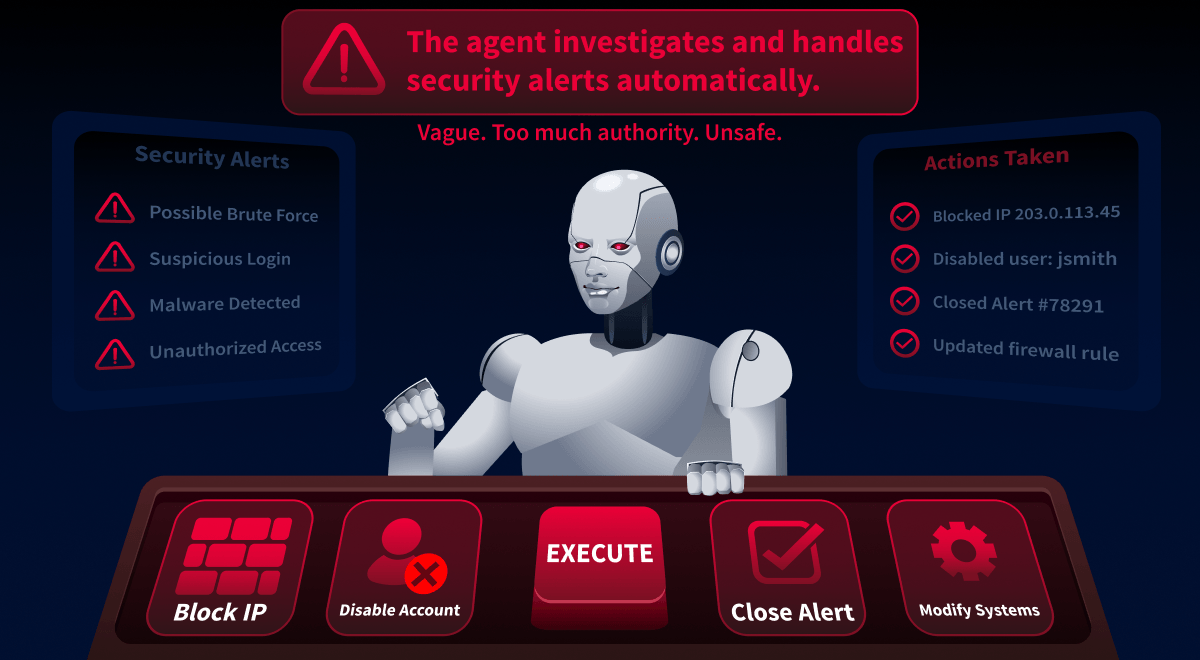 An agent with too much authority