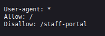 robot.txt file on the main page.