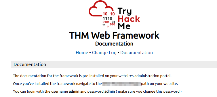 Link to the admin dashboard.