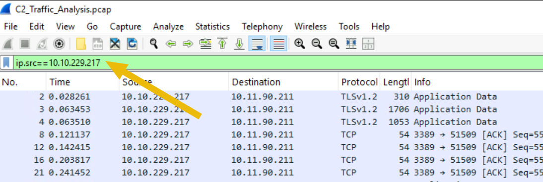 Display Filter Bar
