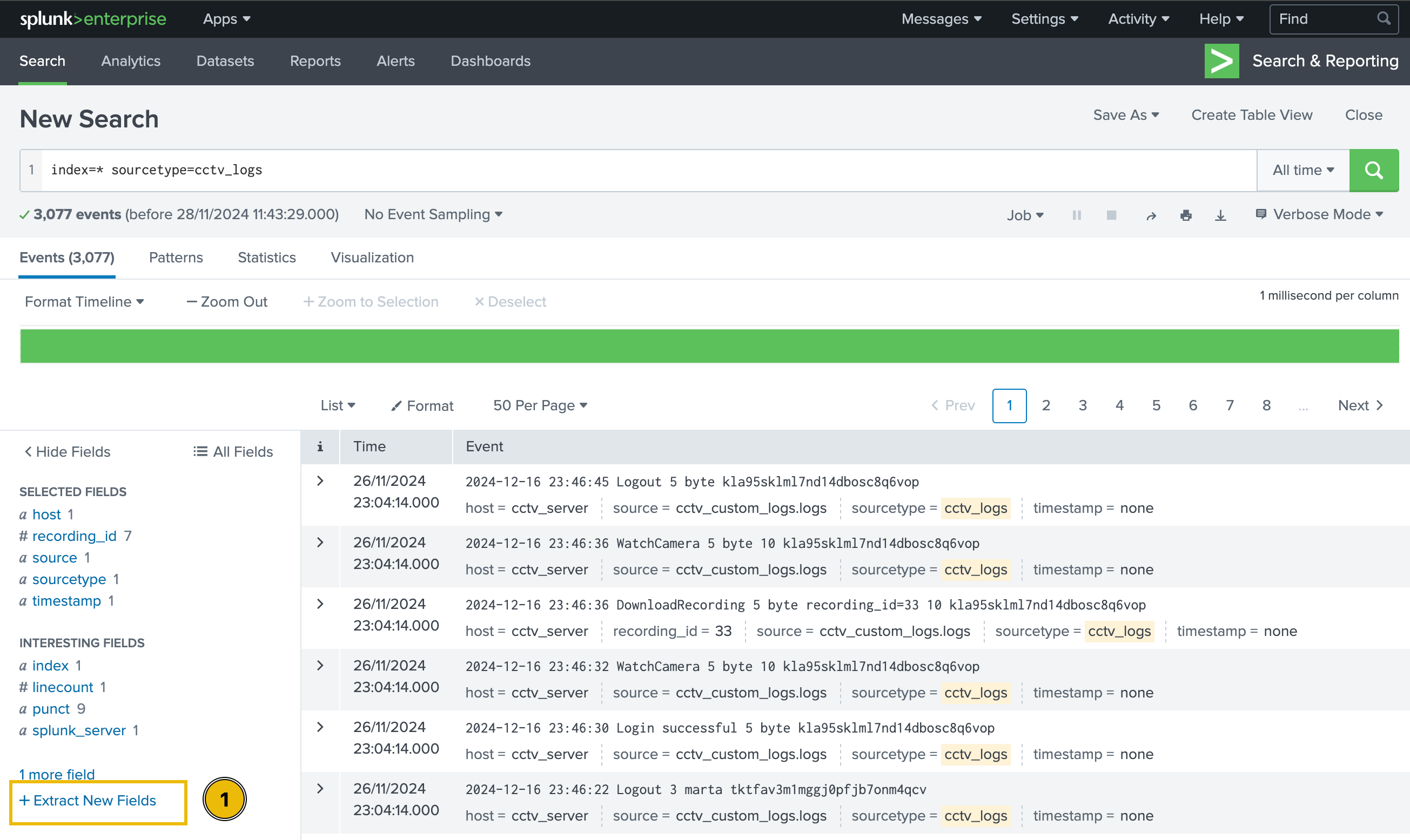 Extract New fields from Logs