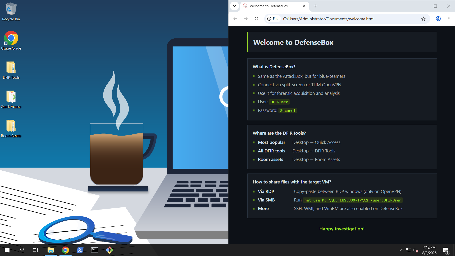 DefenseBox screenshot.