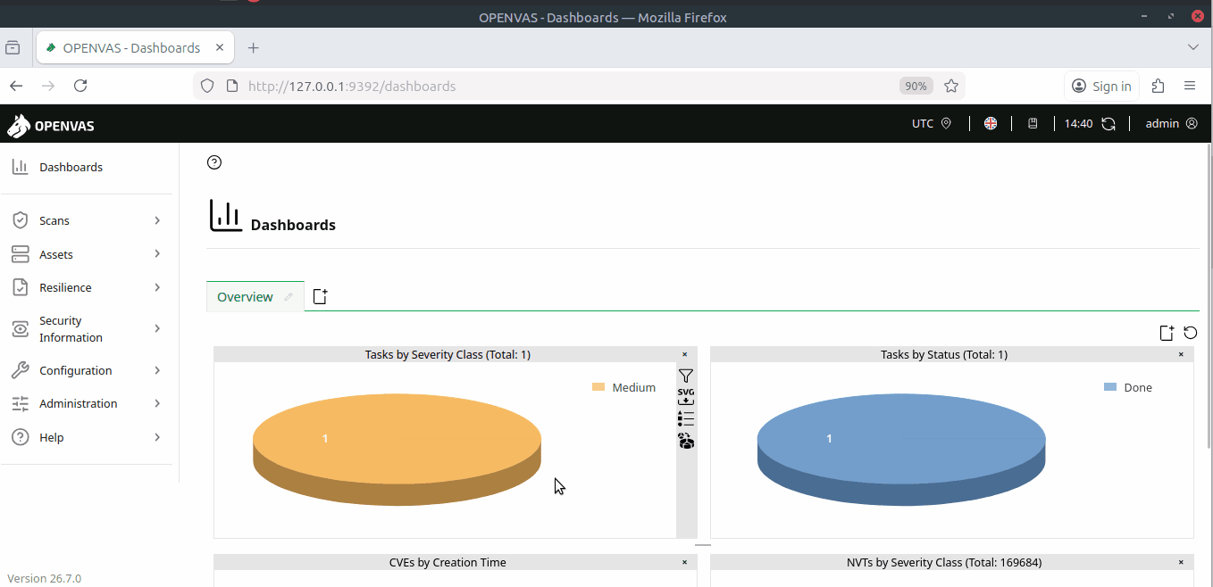 Adding target in OpenVAS.